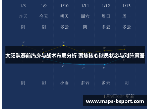 太阳队赛前热身与战术布局分析 聚焦核心球员状态与对阵策略